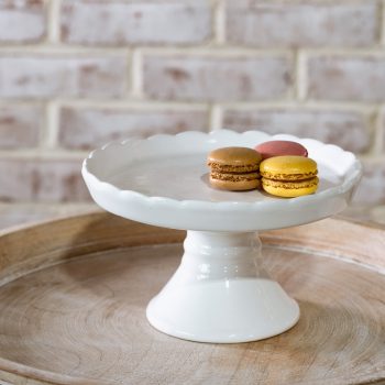 7.5" SCALLOPPED PEDESTAL