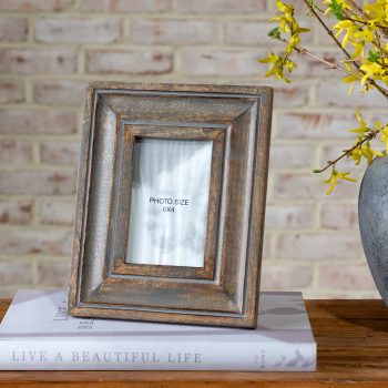 NATURAL WOOD PHOTO FRAME| 6" X 4"