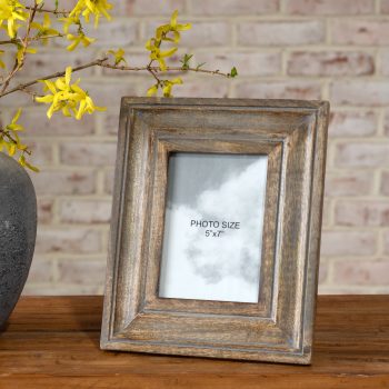NATURAL WOOD PHOTO FRAME | 7" X 5"
