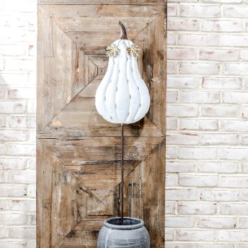 WHITE GOURD YARD ART
