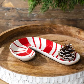 CANDY CANE PLATE