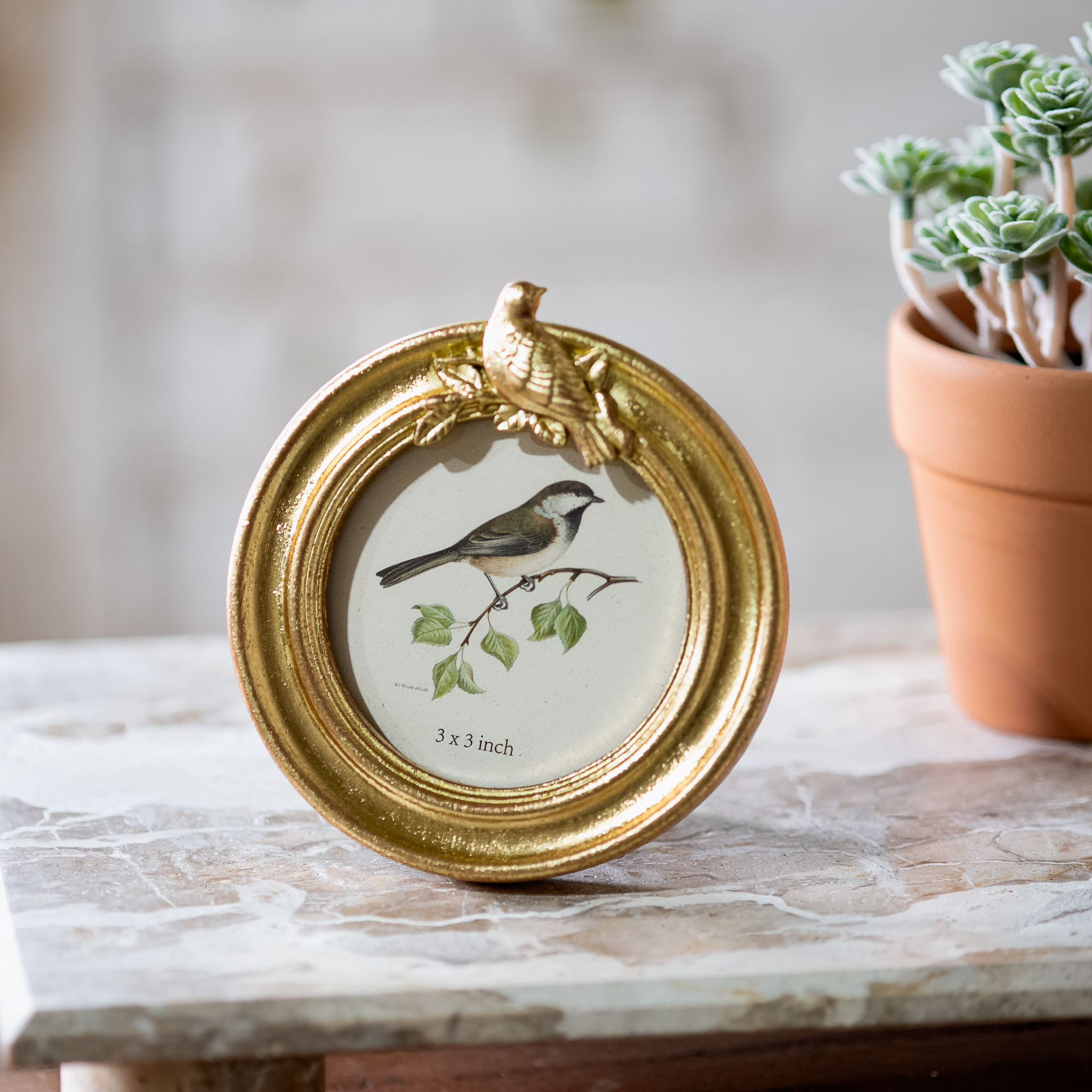 ROUND PHOTO FRAME | 3 X 3