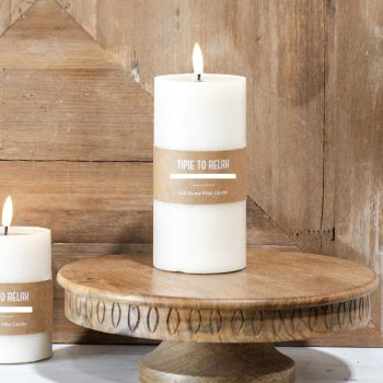 LED PILLAR CANDLE | 3"W X 6"H