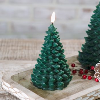 LED WAX TREE CANDLE | 7"H