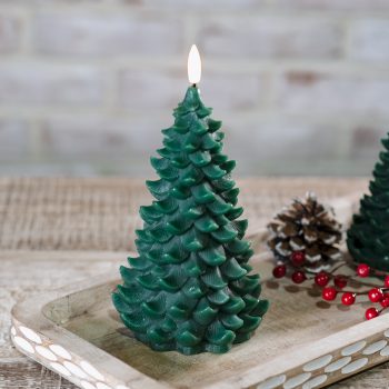 LED WAX TREE CANDLE | 8"H