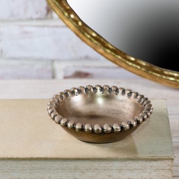 4.5" GOLD BEADED BOWL