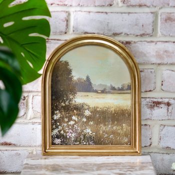 ARCHED GOLD FRAME LANDSCAPE | 8 X 10