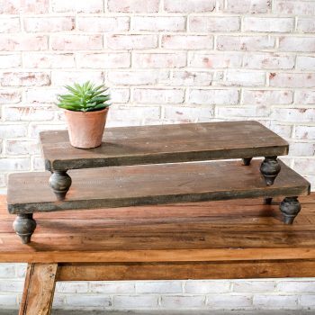 RECLAIMED WOOD RISERS