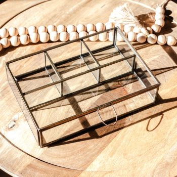 AGED ANTIQUE JEWLERY BOX