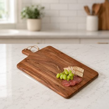 ACACIA WOOD SERVING BOARD | 21 X 13