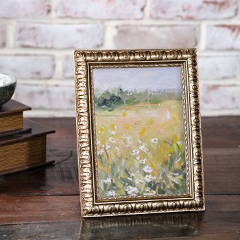 ANTIQUE GOLD DECO PHOTO FRAME | 5 X 7