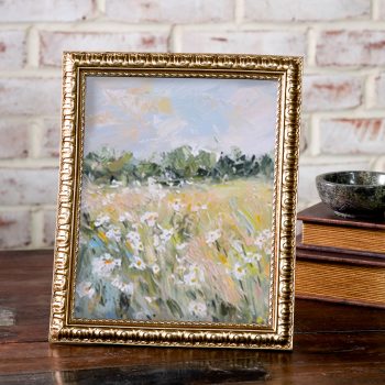 ANTIQUE GOLD DECO PHOTO FRAME | 8 X 10