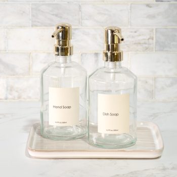 HANDS /DISHES SOAP PUMPS - SET OF 2