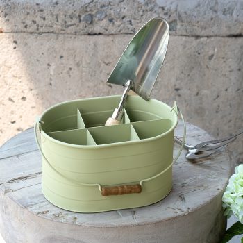 LIGHT GREEN 6 SLOT GARDEN CADDY
