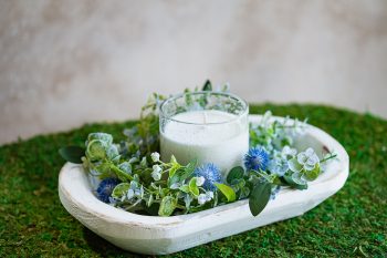 4.5" BLUET FIELDS CANDLE RING