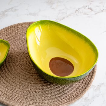 8.5" CERAMIC AVOCADO BOWL