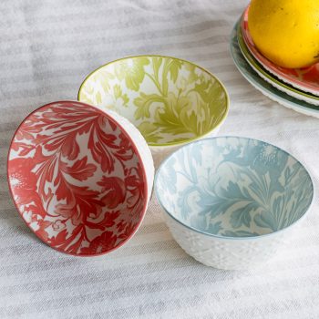 FLORAL BOWLS - SET OF 3