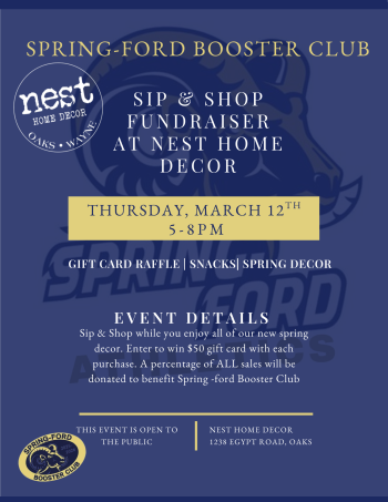 Spring-Ford Booster Club Fundraiser
