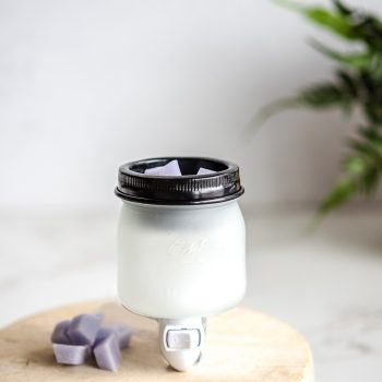 GLASS MASON JAR PLUGGABLE WAX WARMER