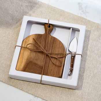 ARCH CHEESE BOARD W/KNIFE SET