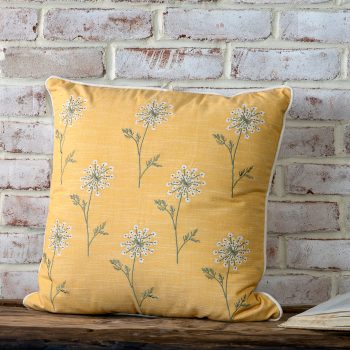 YELLOW DANDELION PILLOW