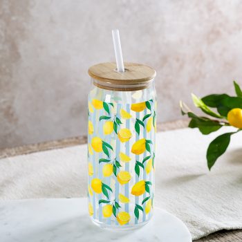 LEMON GLASS DRINK CUP