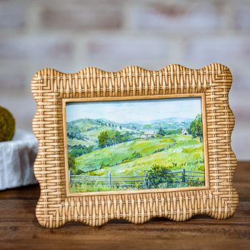 NATURAL WEAVE LANDSCAPE ART | 6" X 4"