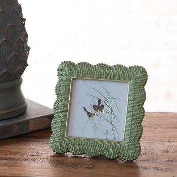 GREEN WEAVE FRAME | 4" X 4"