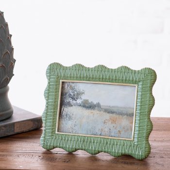 GREEN WEAVE FRAME | 6" X 4"