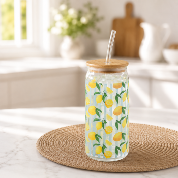 LEMON GLASS DRINK CUP