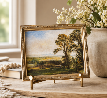 ANTIQUE FRAMED LANDSCAPE PRINT