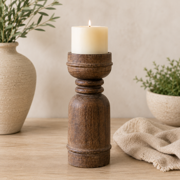8" COLUMN CANDLE HOLDER