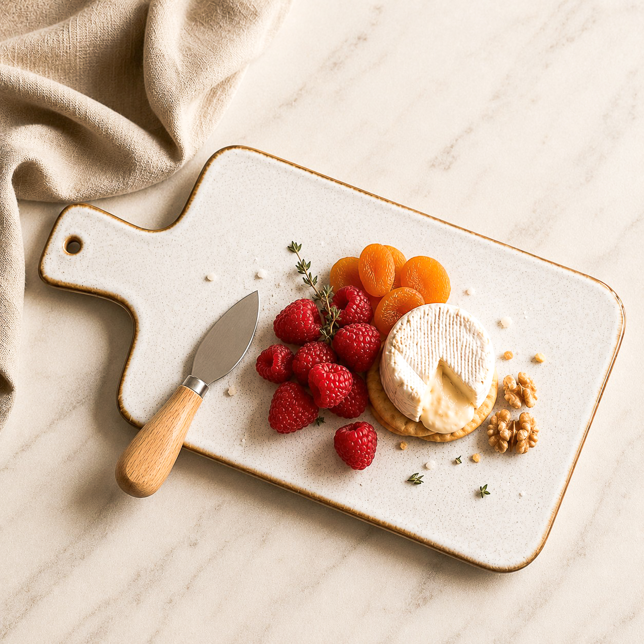 CERAMIC CHEESE PLATE