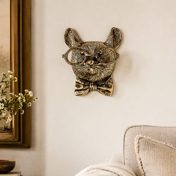 GOLD MOUSE WALL ACCENT