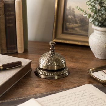 ANTIQUE BRASS SERVICE BELL