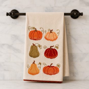 AUTUMN PUMPKIN DISH TOWEL