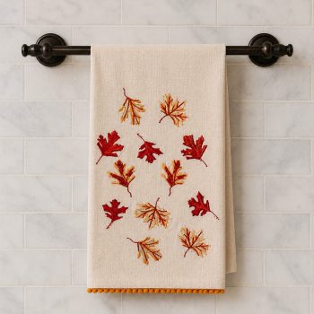 AUTUMN LEAVES DISH TOWEL