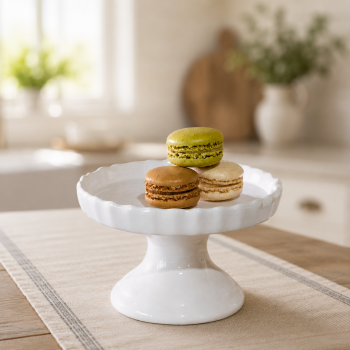 5.5" SCALLOPPED PEDESTAL
