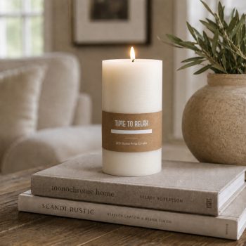 8" LED PILLAR CANDLE