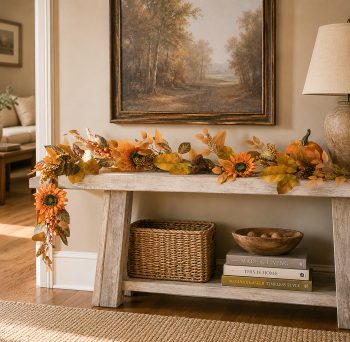 63" ORANGE SUNFLOWER GARLAND