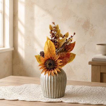 16" ORANGE SUNFLOWER AUTUMN PICK