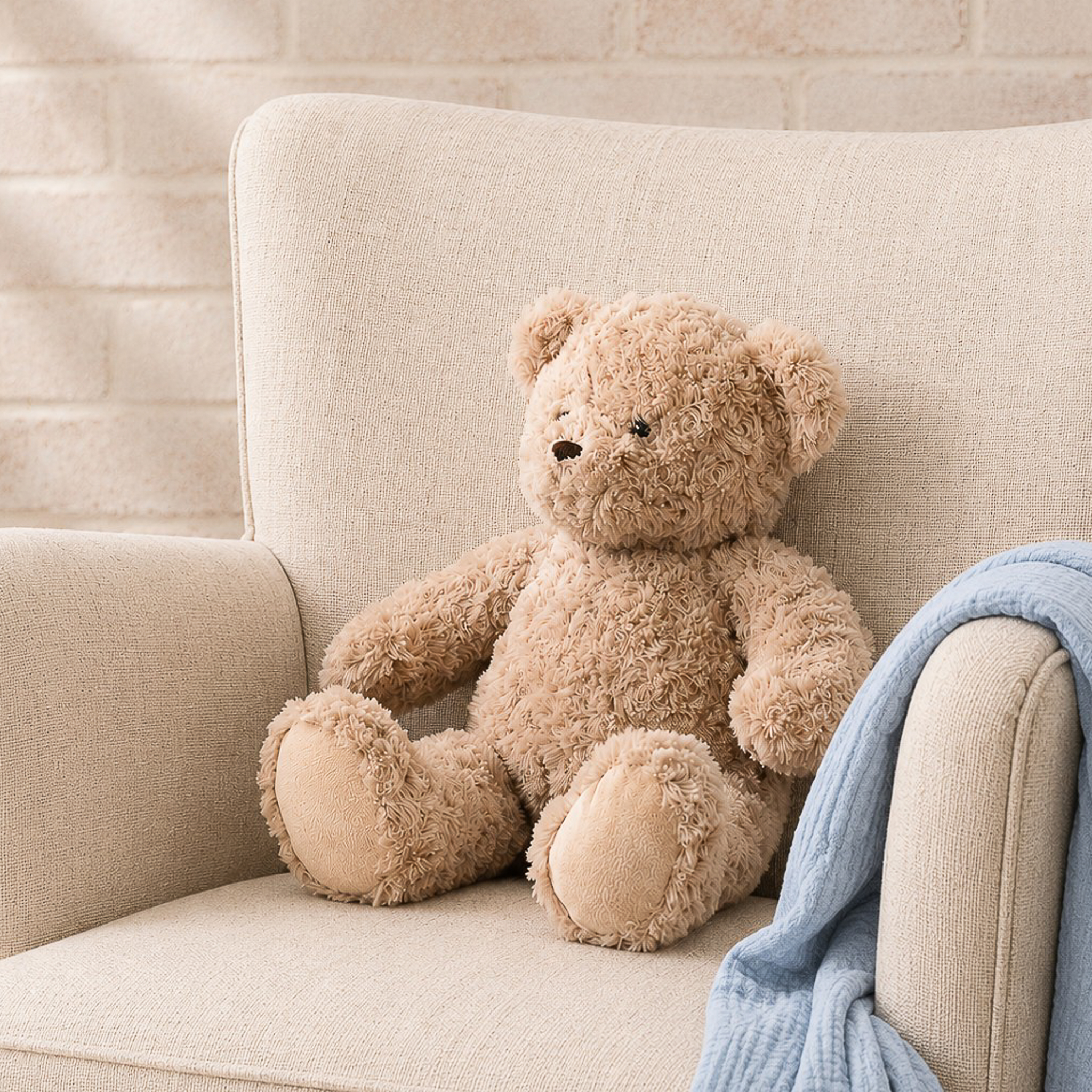 9" STUFFED TEDDY BEAR