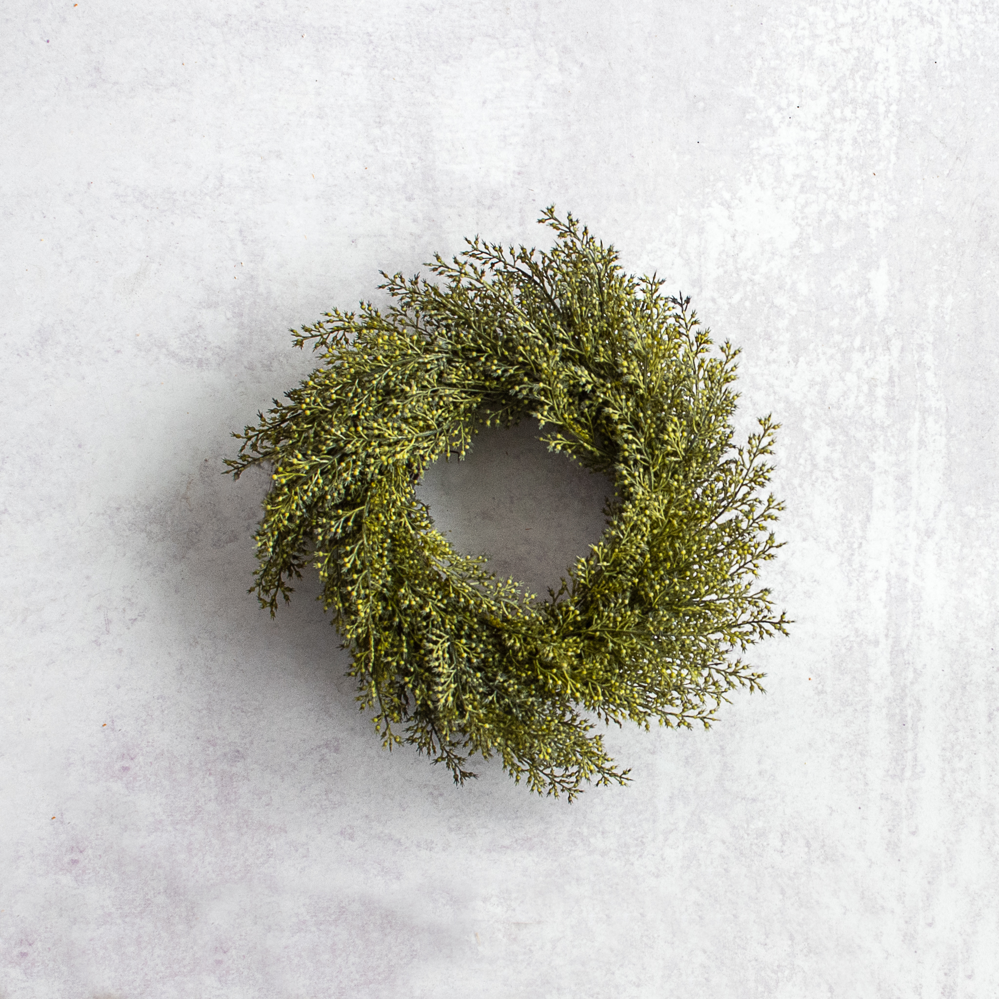 WHICKHAM WHEAT CANDLE RING | MOSS