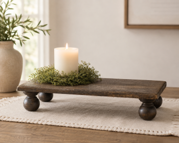 DARK WOOD RECTANGLE RISER