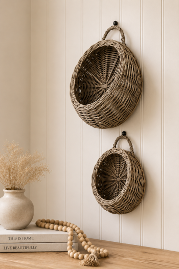 ROUND POCKET WILLOWS- SET OF 2